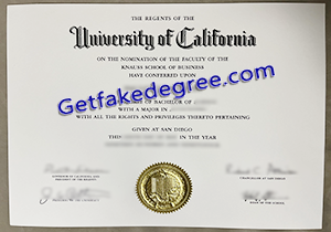 buy fake UC San Diego diploma