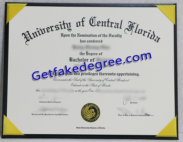 University of Central Florida degree, UCF fake diploma