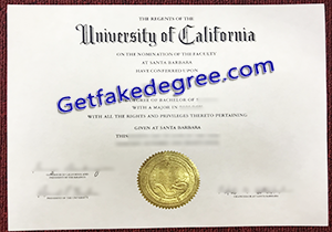 buy fake UC Santa Barbara diploma