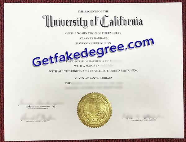 UC Santa Barbara degree,  UC Santa Barbara fake diploma 