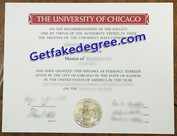 University of Chicago diploma, University of Chicago fake degree