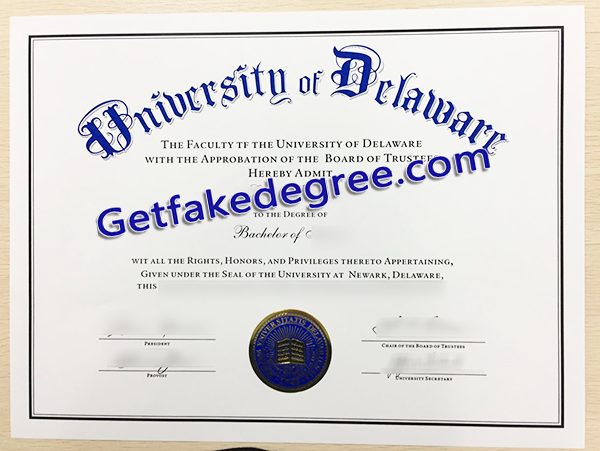 University of Delaware diploma, University of Delaware fake degree