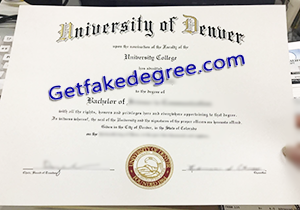 buy fake University of Denver diploma