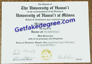 buy fake University of Hawai'i diploma