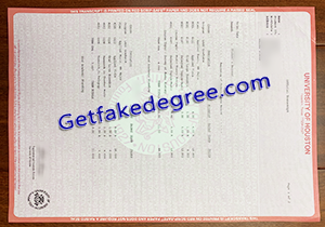 buy fake University of Houston transcript