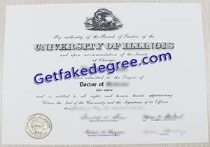 buy fake University of Illinois diploma
