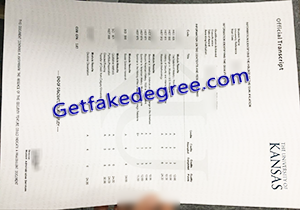 buy fake University of Kansas transcript