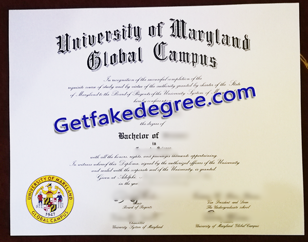 University of Maryland degree, University of Maryland fake diploma