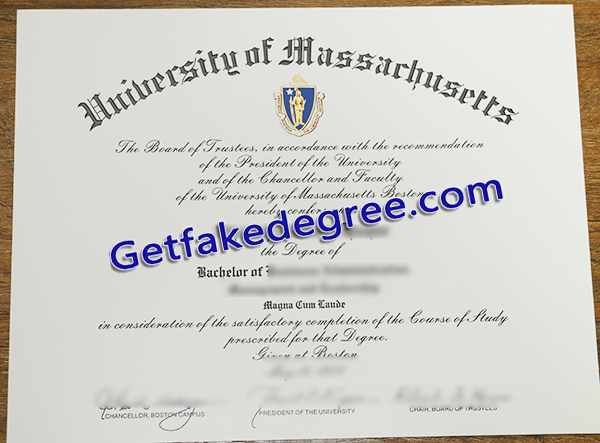 University of Massachusetts degree, University of Massachusetts fake diploma