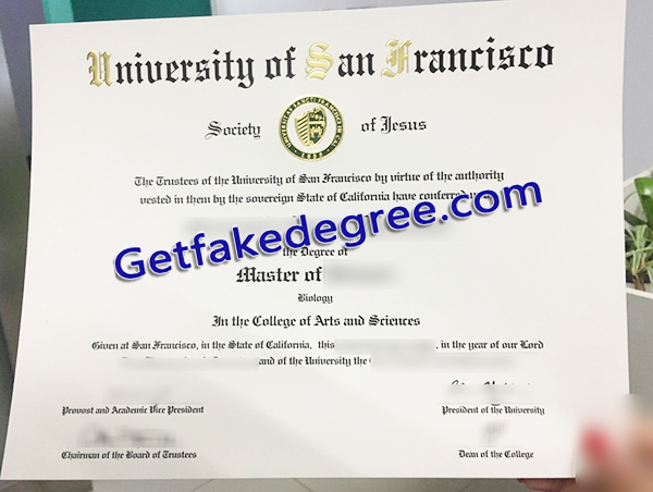University of San Francisco diploma, USF fake degree