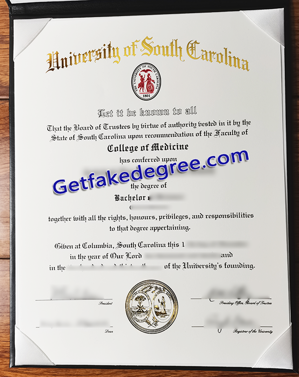 University of South Carolina diploma, USC fake degree