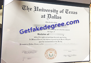buy fake University of Texas at Dallas diploma