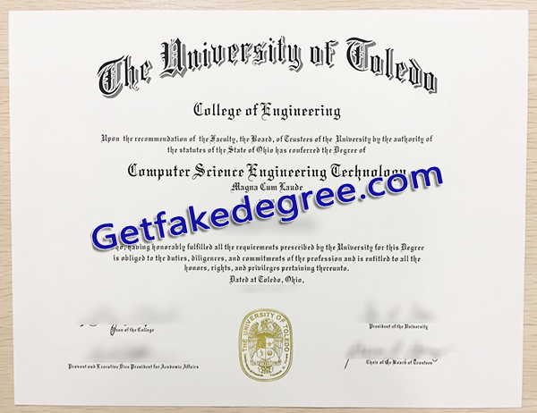 University of Toledo diploma, University of Toledo fake degree