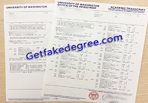 buy fake University of Washington transcript