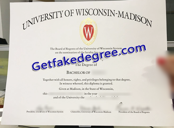 University of Wisconsin-Madison degree, University of Wisconsin-Madison fake diploma