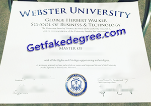 buy fake Webster University diploma
