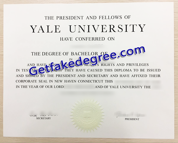 yale college diploma