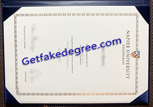 buy fake Edinburgh Napier University diploma