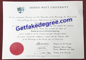 buy fake Heriot-Watt University degree