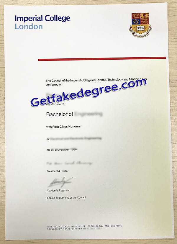 Imperial College London diploma, Imperial College London fake degree
