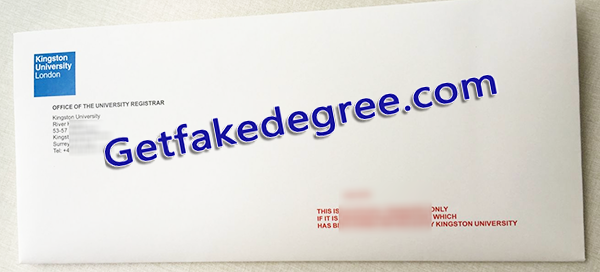 Kingston University transcript envelope, Kingston University fake transcript