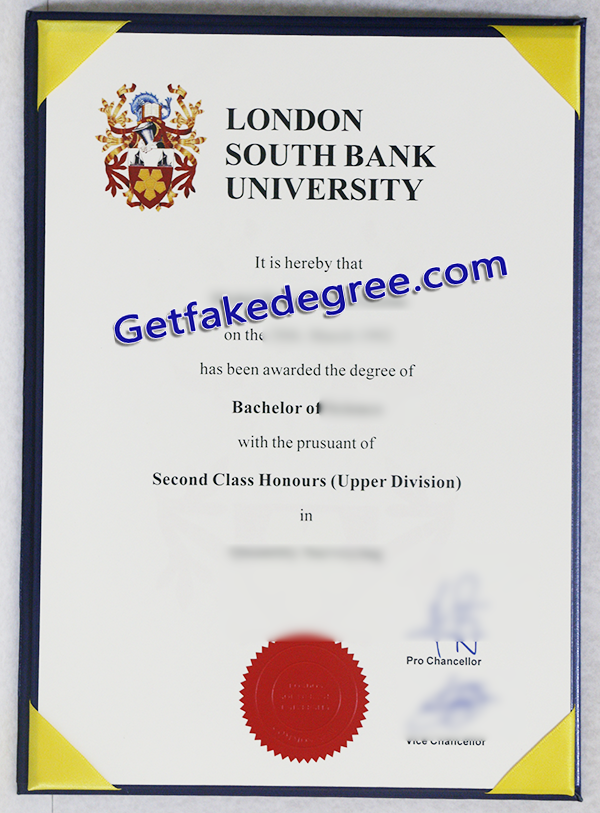 London South Bank University degree, LSBU fake diploma