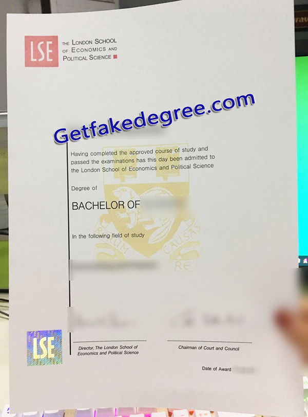 London School of Economics degree, LSE fake diploma