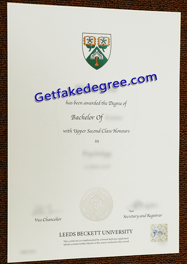 Leeds Beckett University degree, LBU fake diploma