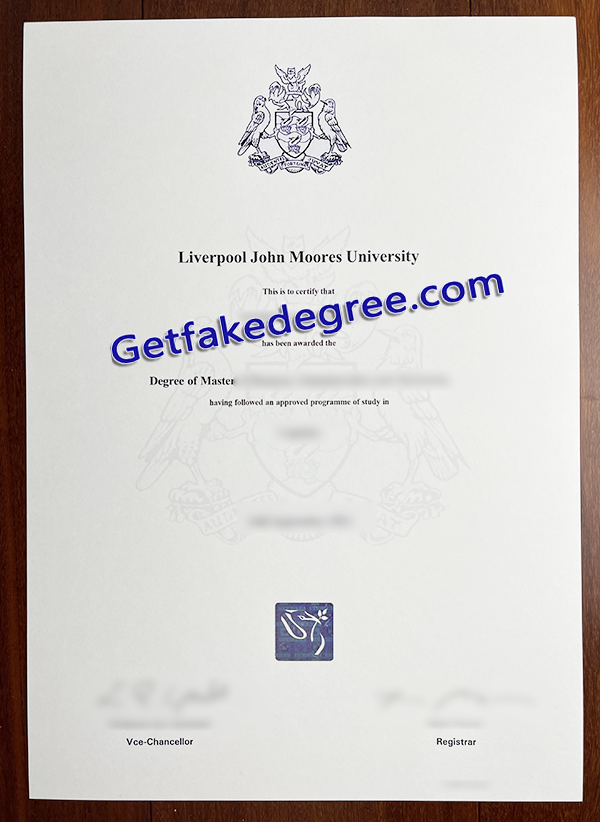 LJMU degree, fake Liverpool John Moores University diploma
