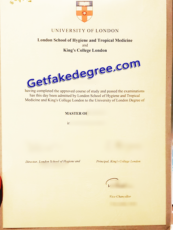 London School of Hygiene and Tropical Medicine diploma, LSHTM fake degree