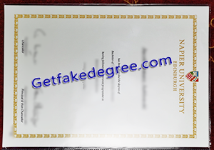 buy fake Edinburgh Napier University degree