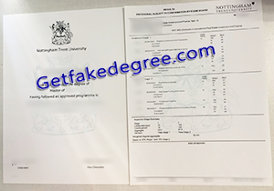buy Nottingham Trent University fake degree transcript