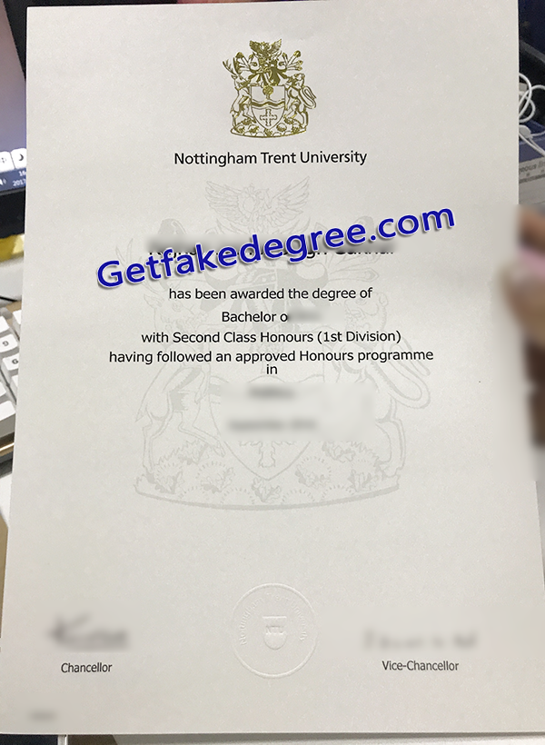 Nottingham Trent University diploma, NTU fake degree