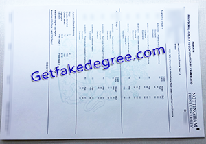 buy fake Nottingham Trent University transcript