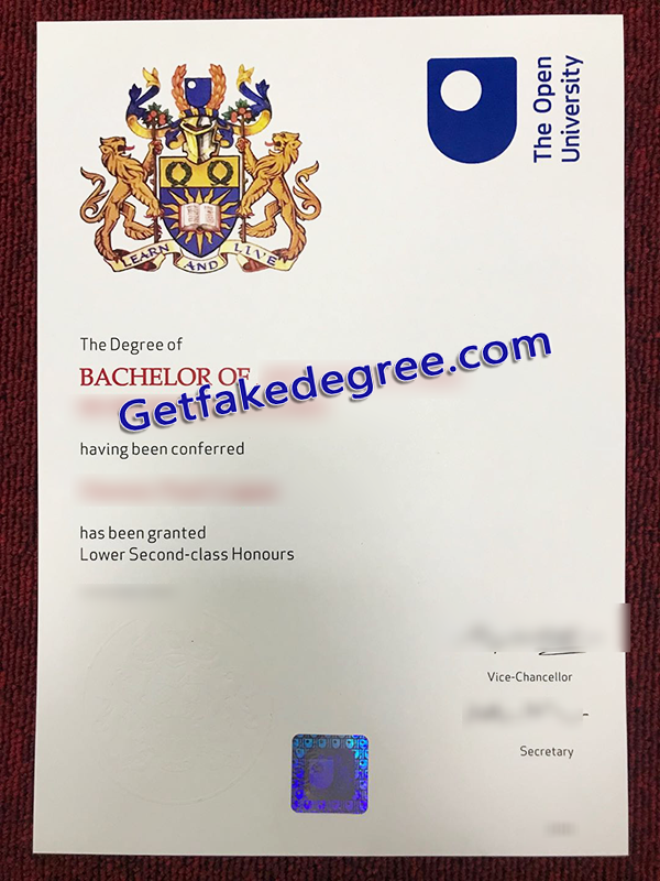 Open University degree, Open University fake diploma