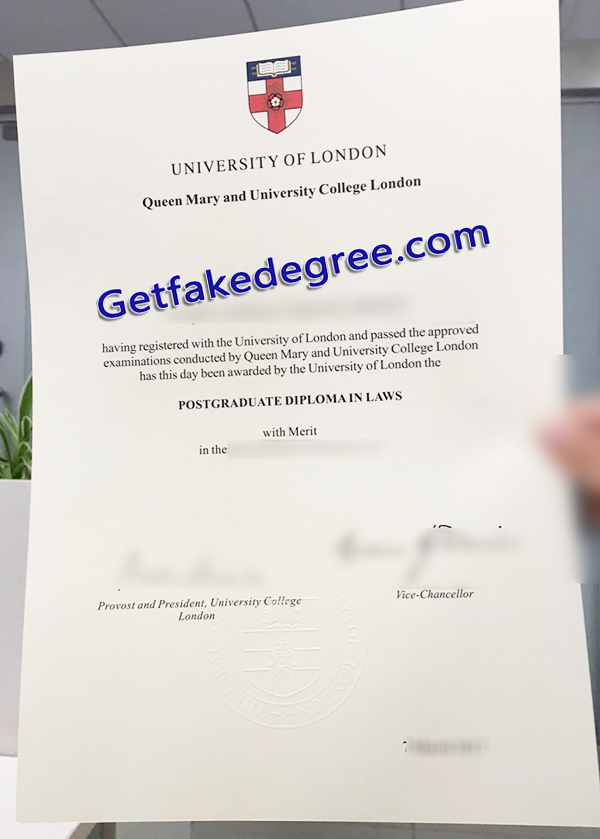 Queen Mary University of London diploma, QMUL fake degree