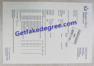 buy fake Queen Mary University of London transcript