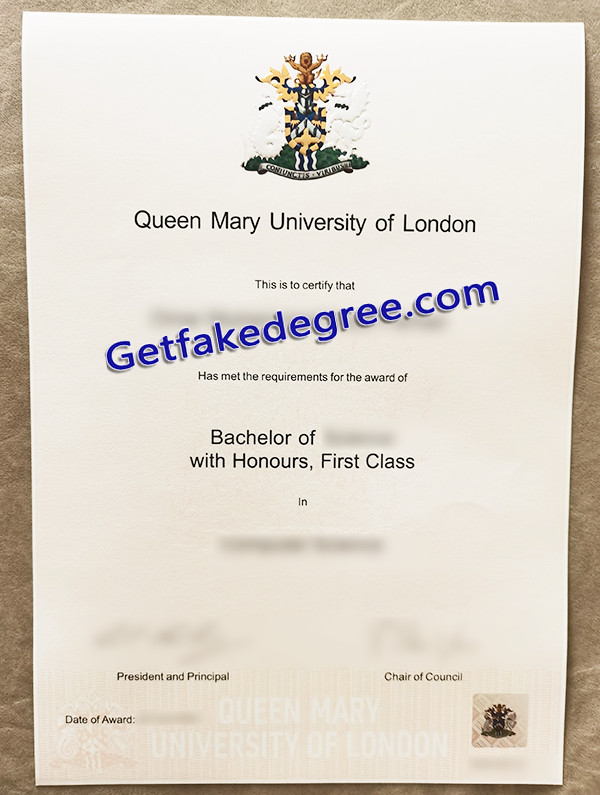 Queen Mary University of London degree, QMUL fake diploma