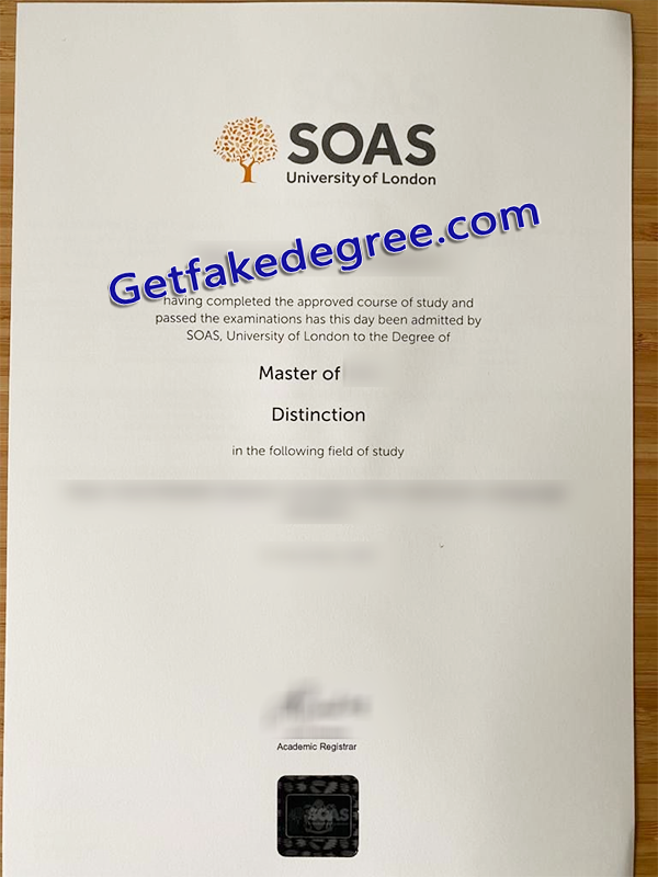 SOAS University of London diploma, University of London fake degree