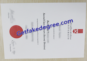 buy fake Staffordshire University degree