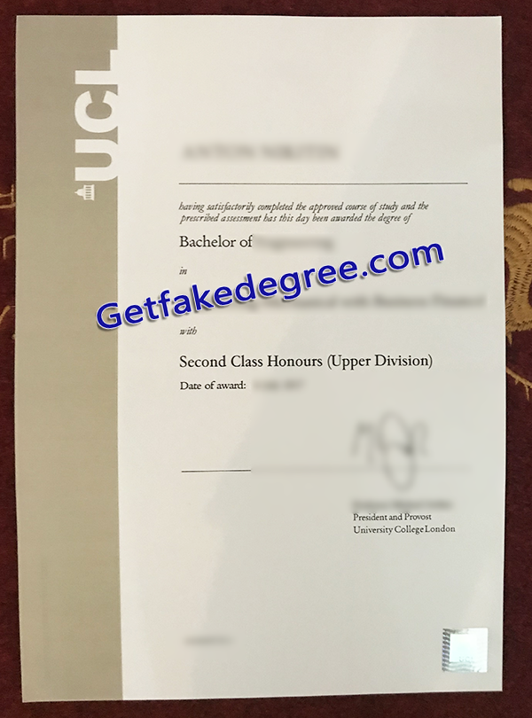 University College London diploma, UCL fake degree