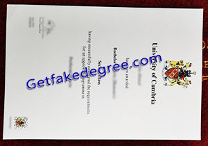 buy fake University of Cumbria diploma