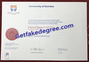 buy fake University of Dundee diploma