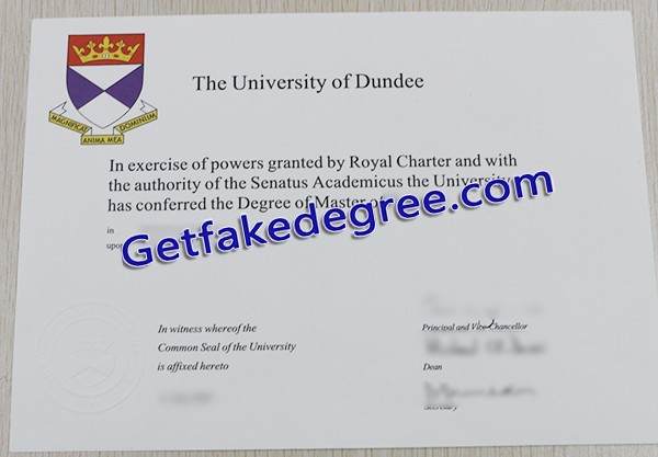 University of Dundee degree, fake University of Dundee diploma