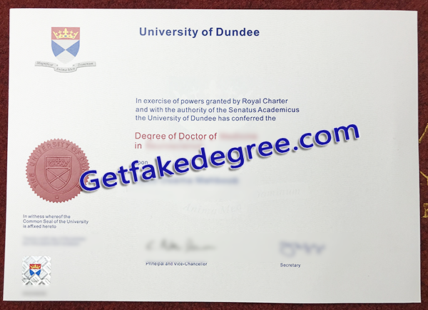 University of Dundee diploma, University of Dundee fake degree