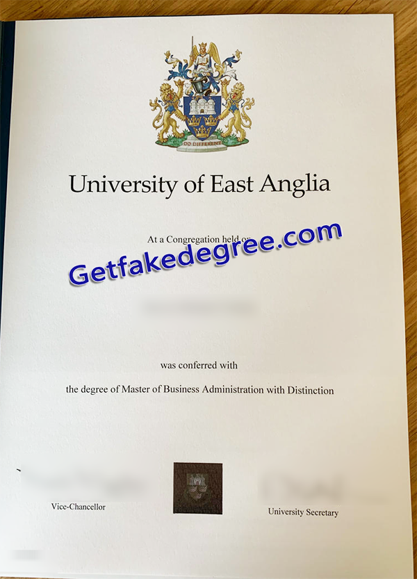University of East Anglia diploma, UEA fake degree