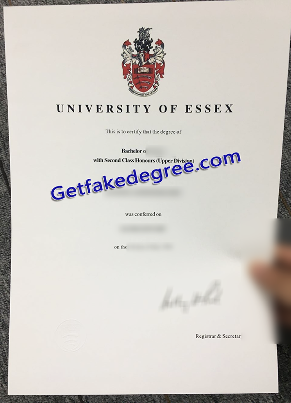 University of Essex degree, fake University of Essex diploma