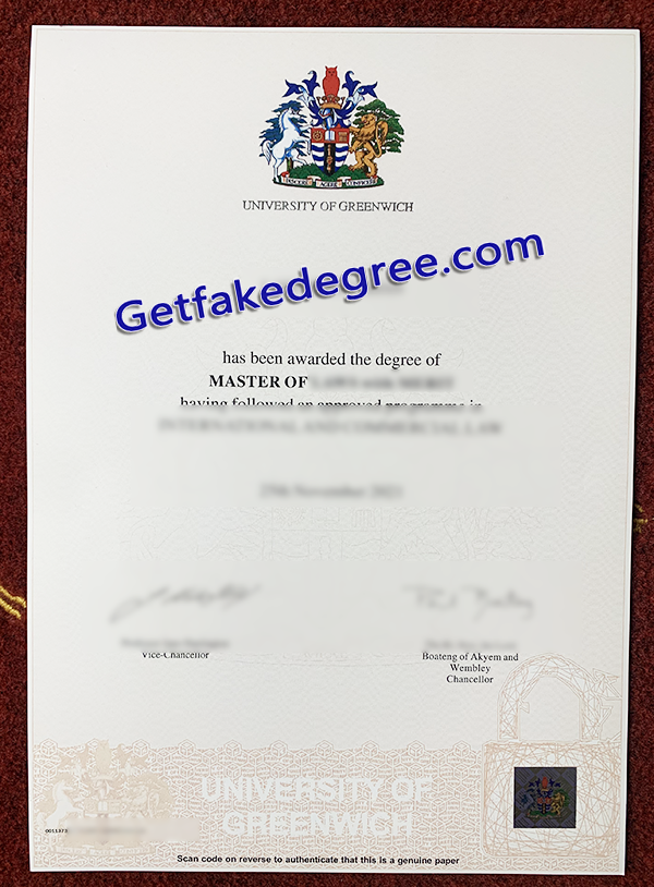 University of Greenwich degree, University of Greenwich fake diploma