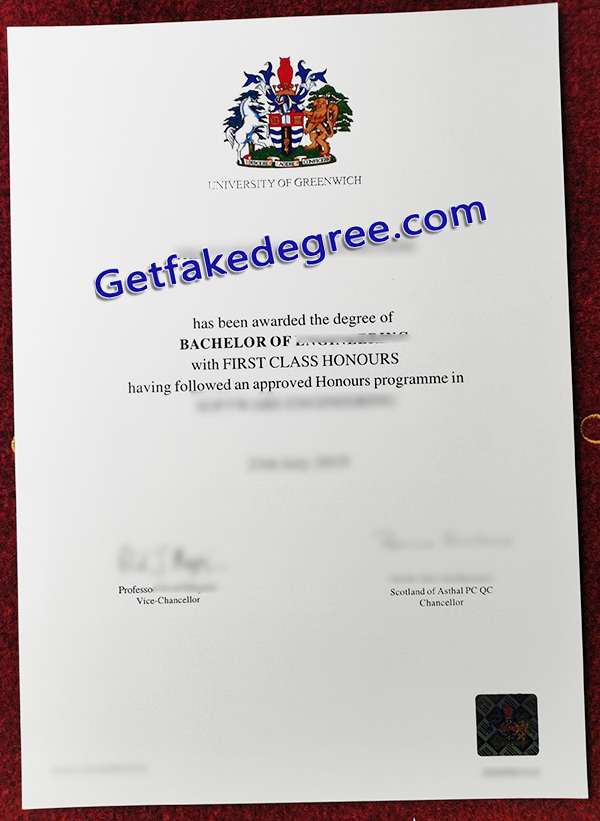 University of Greenwich diploma, fake University of Greenwich degree