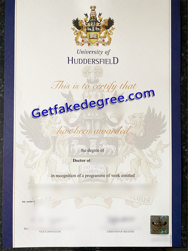 University of Huddersfield degree, fake University of Huddersfield diploma